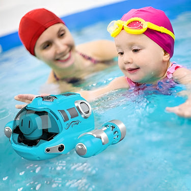AquaRacer | Emocionante aventura acuática - Barco motor RC con iluminación y función de rociado